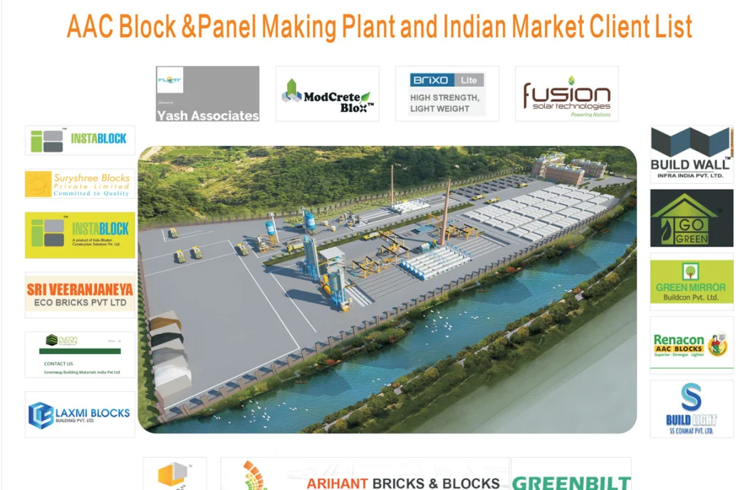 Annual 100000m3 AAC Block Plant