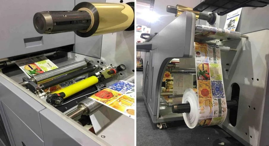 Digital Foil Stamping and Varnishing Label Enhancement Machine